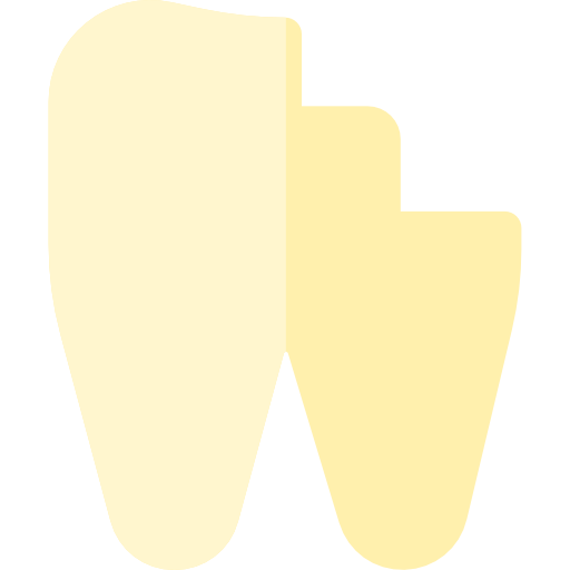 Broken tooth Basic Rounded Flat icon