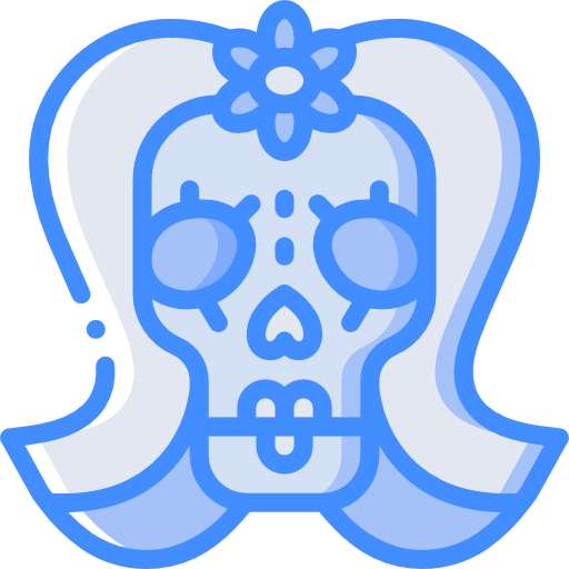 czaszka Basic Miscellany Blue ikona
