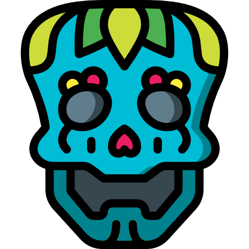 Skull Basic Miscellany Lineal Color icon