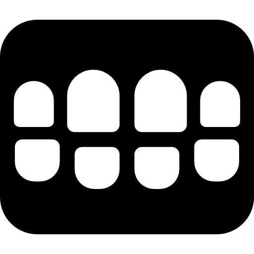 zahnersatz Basic Rounded Filled icon