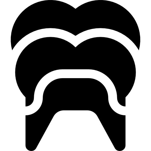 dentaire Basic Rounded Filled Icône