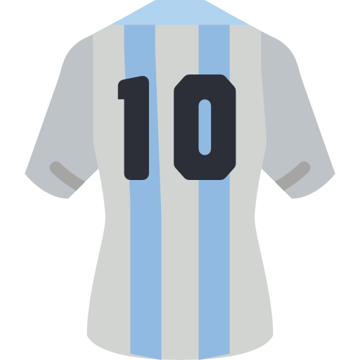 maglietta da calcio Basic Miscellany Flat icona