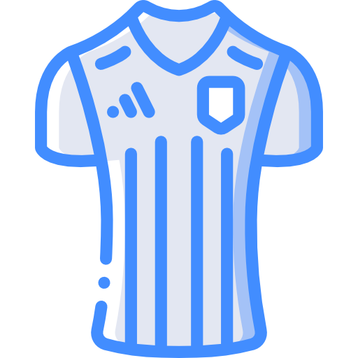 camiseta de futbol Basic Miscellany Blue icono