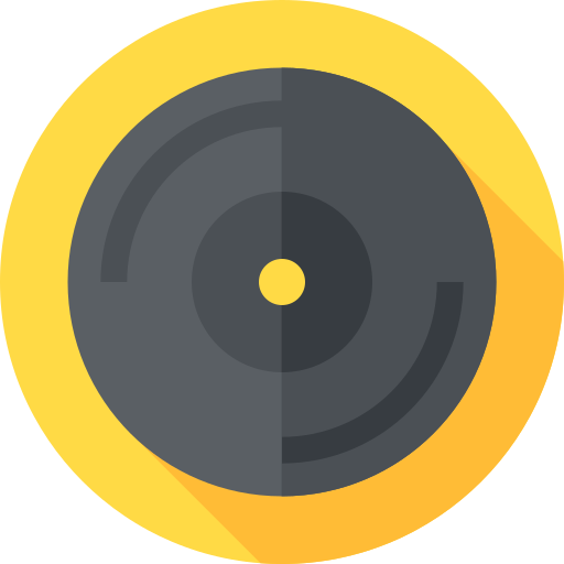 턴테이블 Flat Circular Flat icon