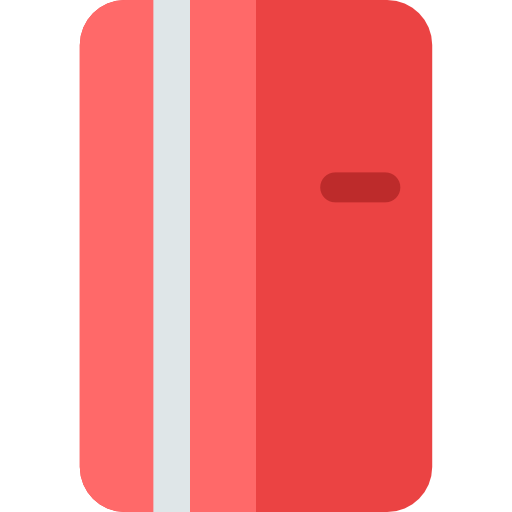refrigerador Basic Rounded Flat icono