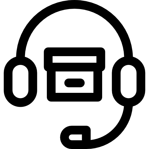 kopfhörer Basic Rounded Lineal icon