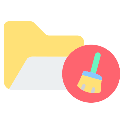 czyszczenie danych Generic color fill ikona