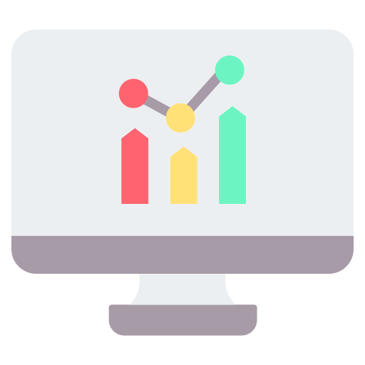 statistiche Generic color fill icona