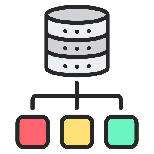 Big data Generic color lineal-color icon