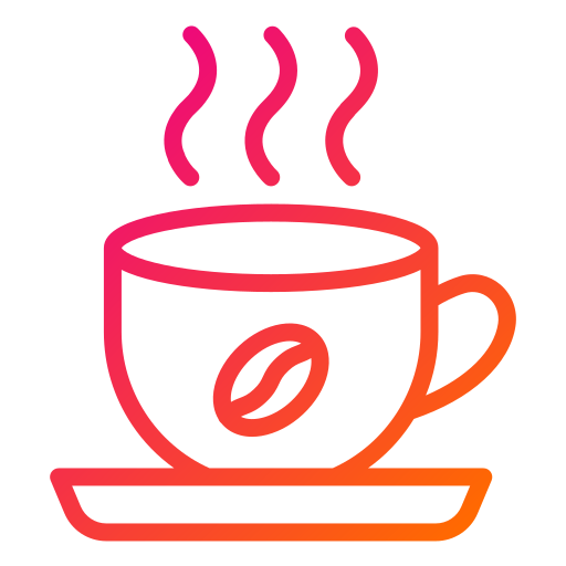 café quente Generic gradient outline Ícone