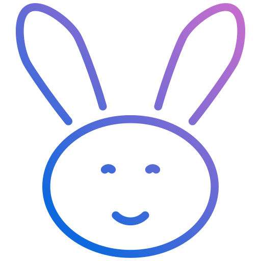 Кролик Generic gradient outline иконка