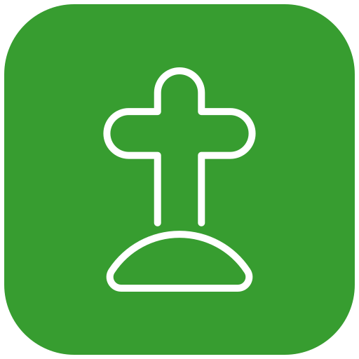 cruz cristiana Generic color fill icono