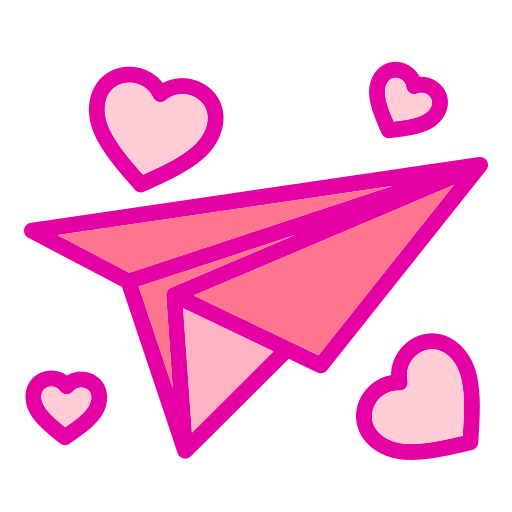 Paper aeroplane Generic color lineal-color icon