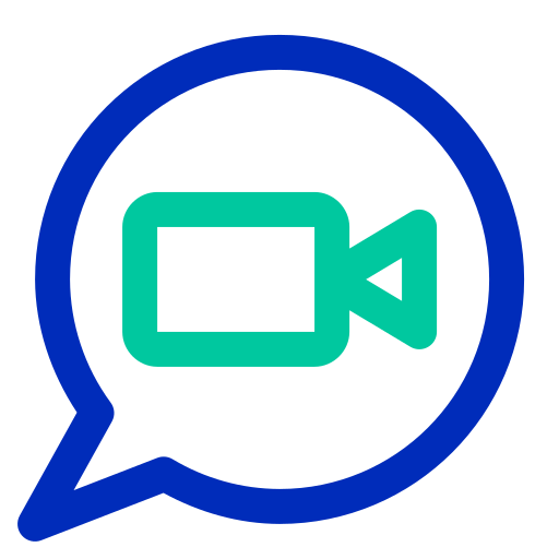 Video call Generic color outline icon
