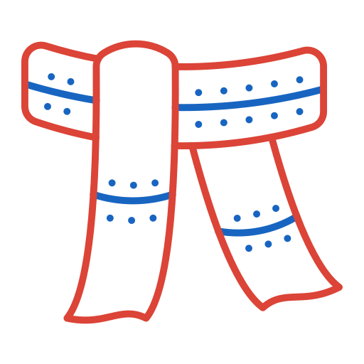bufanda Generic color outline icono