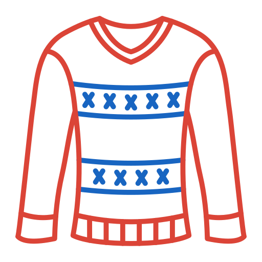 pull-over Generic color outline Icône