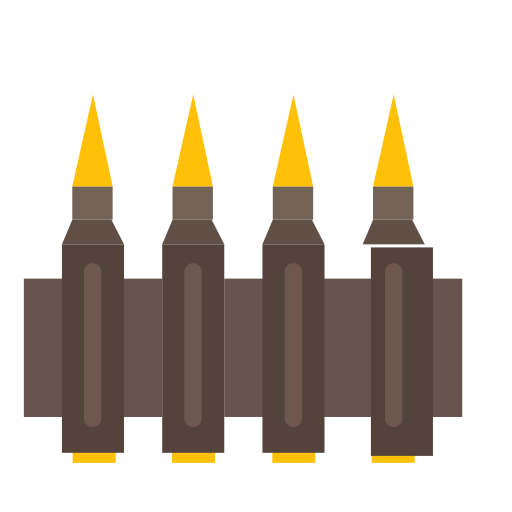 銃弾 Generic color fill icon