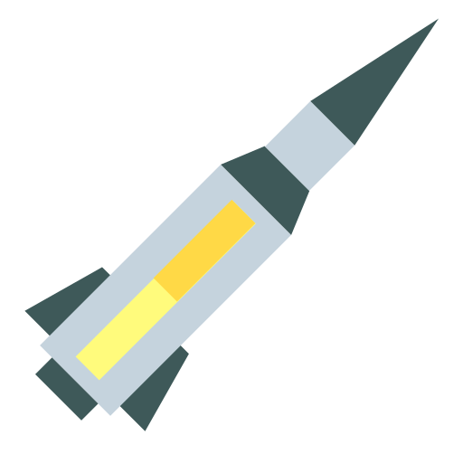 fusée Generic color fill Icône
