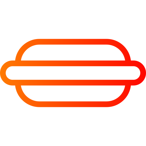 hotdog Generic gradient outline ikona