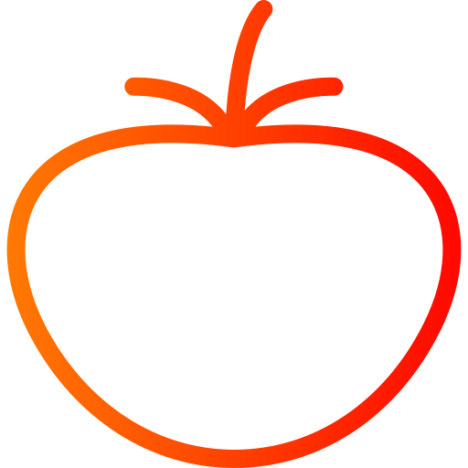 tomaat Generic gradient outline icoon