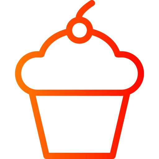 Dessert Generic gradient outline icon
