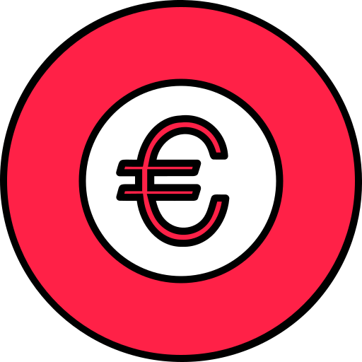 euro Generic color lineal-color icoon
