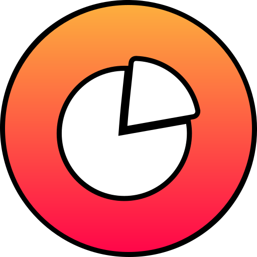 円グラフ Generic gradient lineal-color icon
