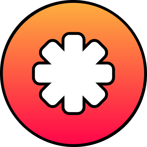 Asterisk Generic gradient lineal-color icon