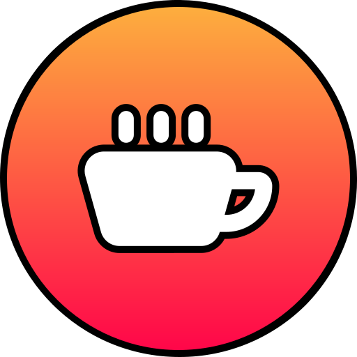 taza de te Generic gradient lineal-color icono