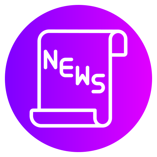 Breaking news Generic gradient fill icon