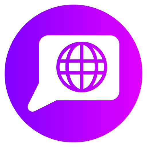 글로벌 네트워크 Generic gradient fill icon