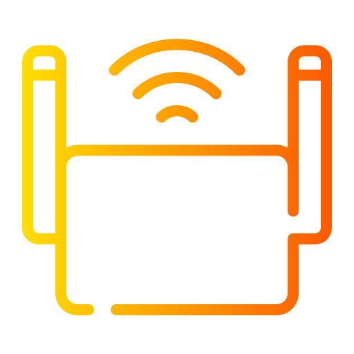 routeur sans fil Generic color lineal-color Icône