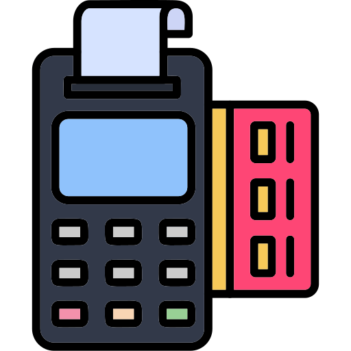 terminal de point de vente Generic color lineal-color Icône