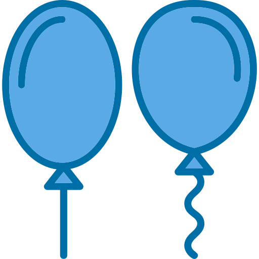 balões Generic color lineal-color Ícone