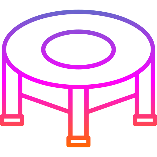 trampoline Generic gradient outline icoon