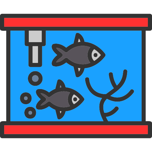 aquarium Generic color lineal-color icoon