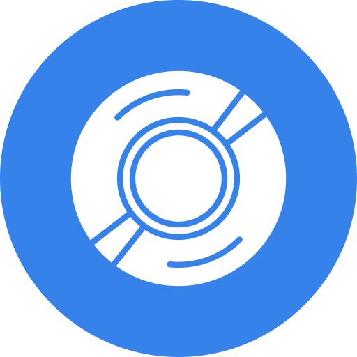 Compact disk Generic color fill icon