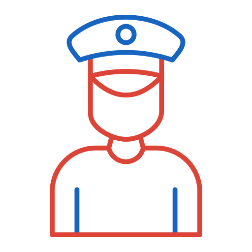 policía Generic color outline icono