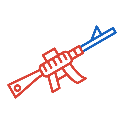 pistola Generic color outline icono