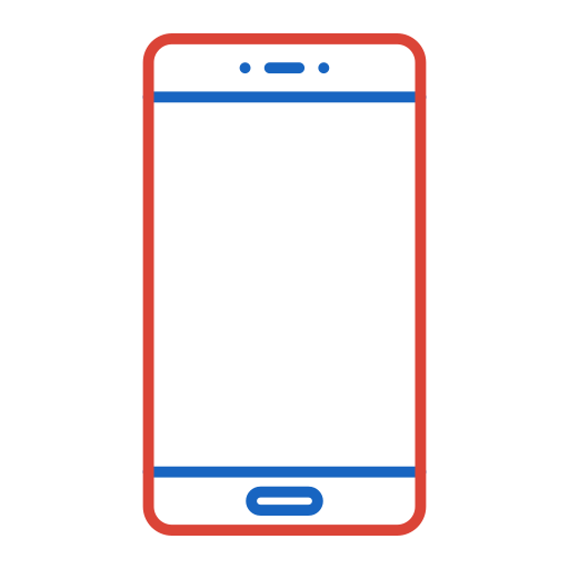 mobiltelefon Generic color outline icon
