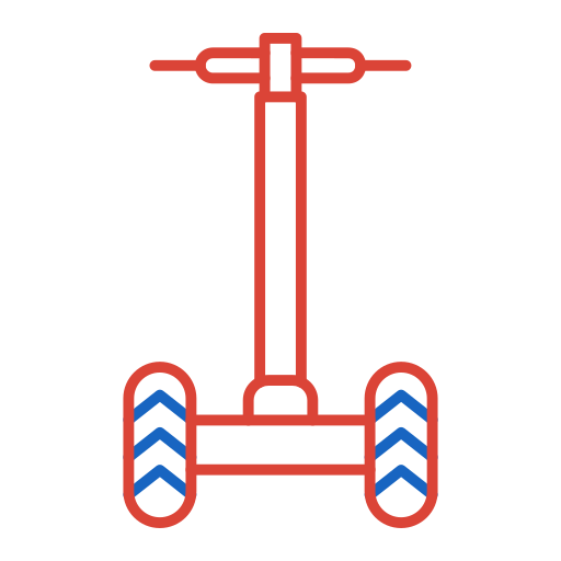 segway Generic color outline icono
