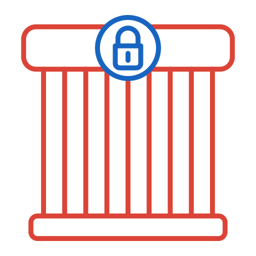 Jail Generic color outline icon