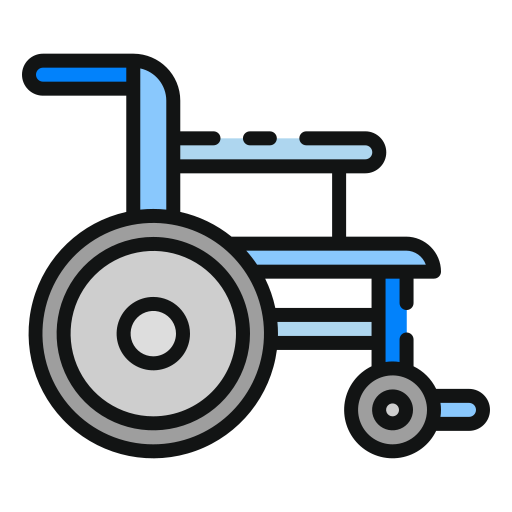 silla de ruedas Good Ware Lineal Color icono