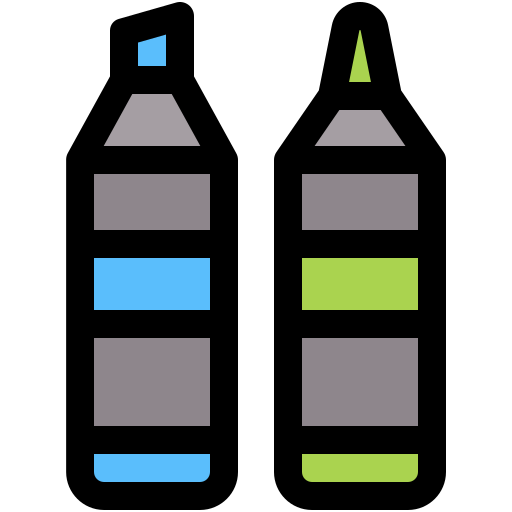 marcatori Generic color lineal-color icona