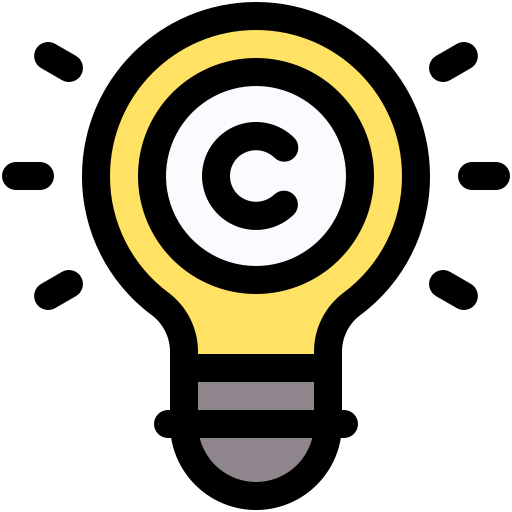 Copyright Generic color lineal-color icon