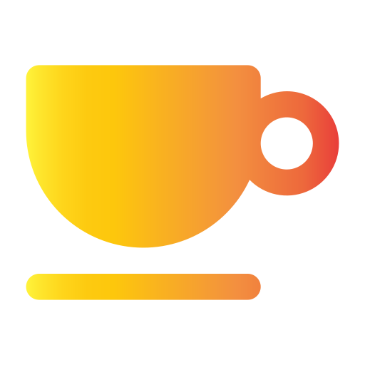 Чашка чая Generic gradient fill иконка