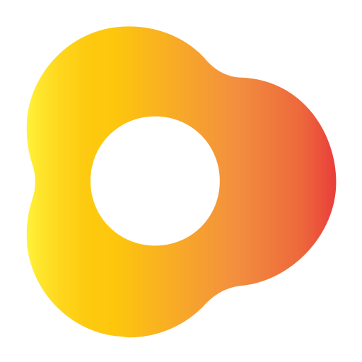 Fried egg Generic gradient fill icon