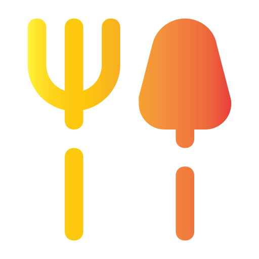 Spoon and fork Generic gradient fill icon