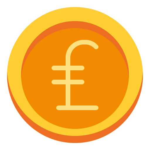 Pound sterling Generic color fill icon