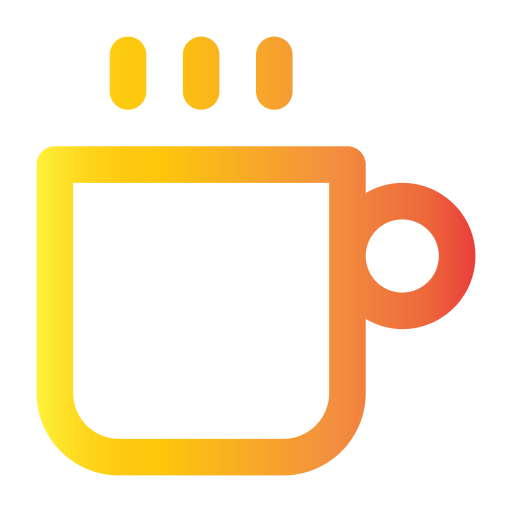 tazza di caffè Generic gradient outline icona